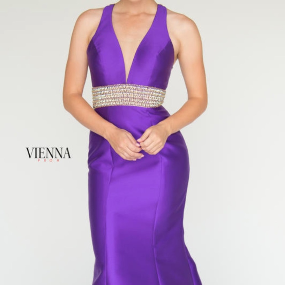 Purple Vienna Prom Dress 8282